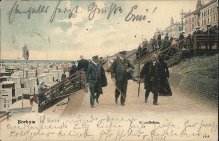 BORKUM Nordseebad Niedersachsen Strand