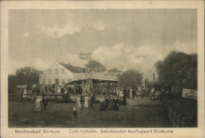 BORKUM Nordseebad Niedersachsen Cafe Upholm