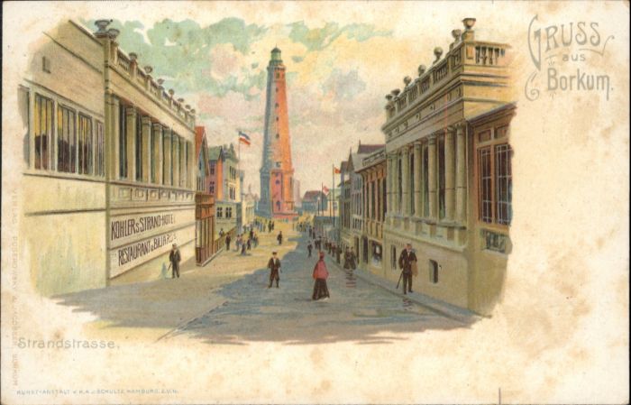 Borkum Kohlers Strandhotel Strandstrasse Leuch