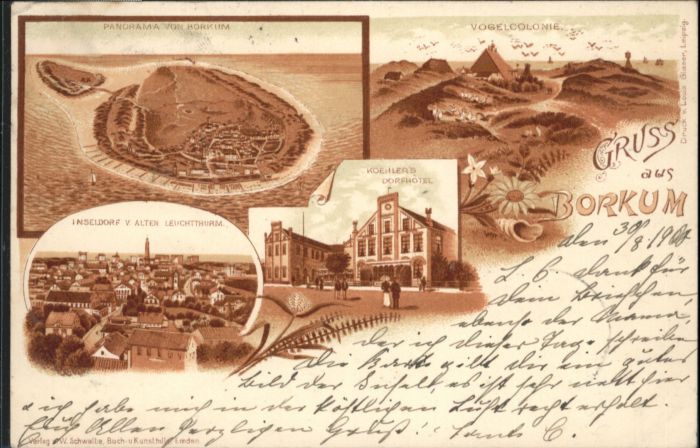 Borkum Insel Koehlers Dorfhotel Vogelkolonie