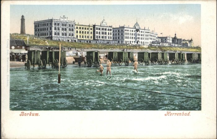BORKUM Nordseebad Niedersachsen Herrenbad