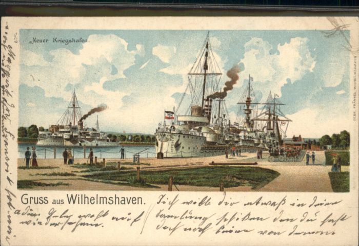 Wilhelmshaven Kriegshafen Kriegsschiff