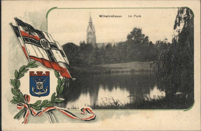 Wilhelmshaven Fahne Wappen Park