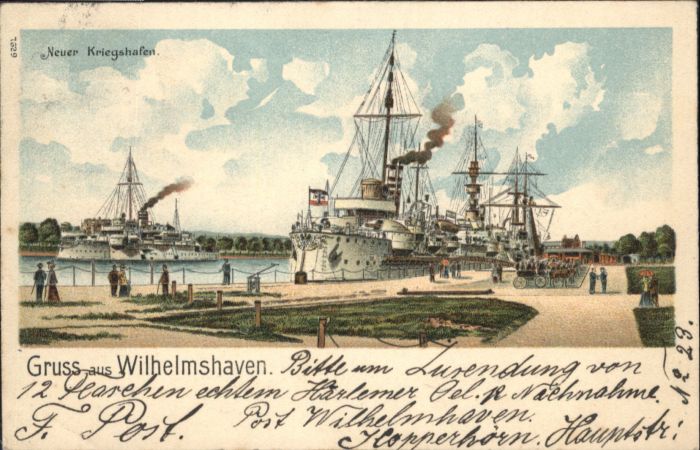Wilhelmshaven Kriegshafen Kriegsschiff