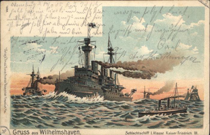 Wilhelmshaven Schlachtschiff Kaiser Friedrich III