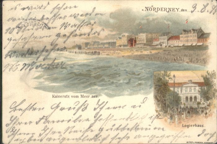 Norderney Nordseebad Norderney Logierhaus Kaiserstrasse
