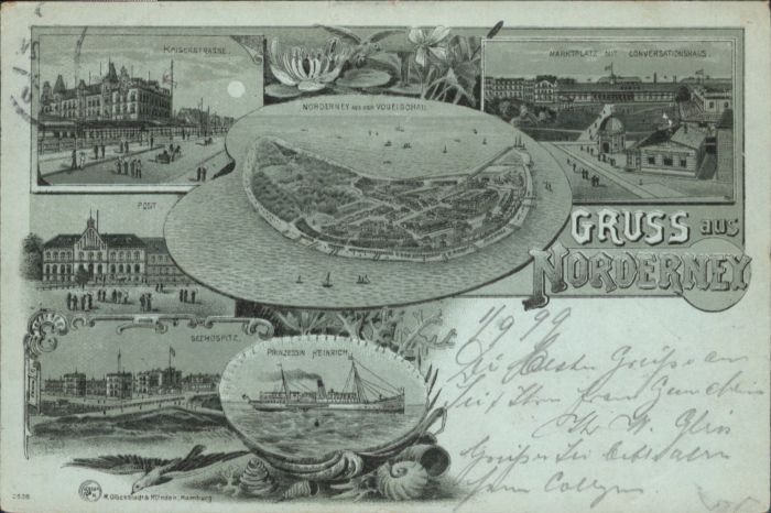Norderney Nordseebad Norderney Kaiserstrasse Marktplatz Seeh