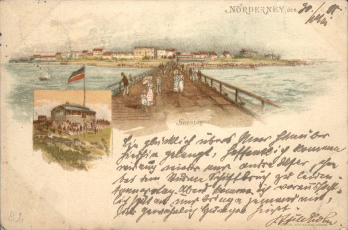 Norderney Nordseebad Norderney Seesteg