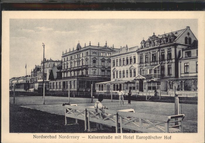 Norderney Nordseebad Norderney Hotel Europäischer Hof Kaiser