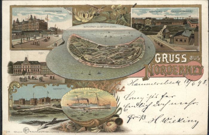 Norderney Nordseebad Norderney Marktplatz Kaiserstrasse Seeh