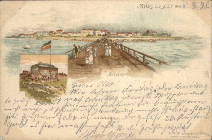 Norderney Nordseebad Norderney Seesteg