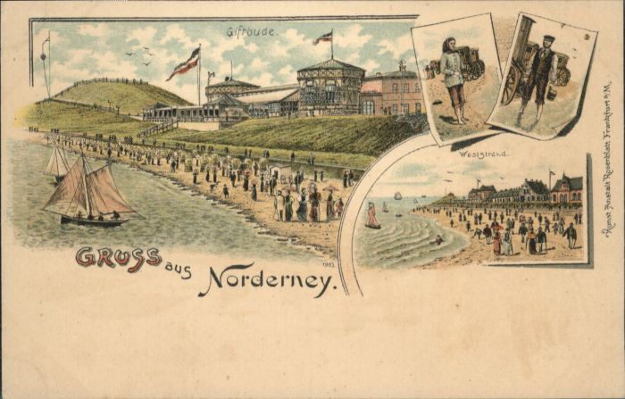 Norderney Nordseebad Norderney Giftbude Weststrand