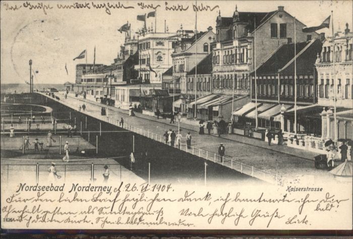 Norderney Nordseebad Norderney Kaiserstrasse