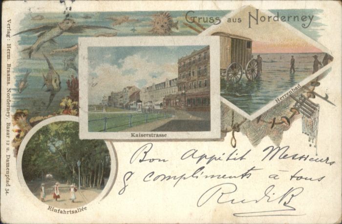 Norderney Nordseebad Norderney Herrenbad Kaiserstrasse Einfa