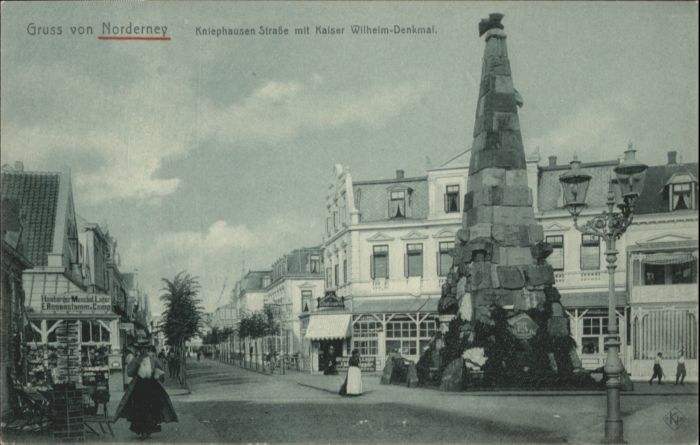 Norderney Nordseebad Norderney Kniephausen Strasse Kaiser Wi