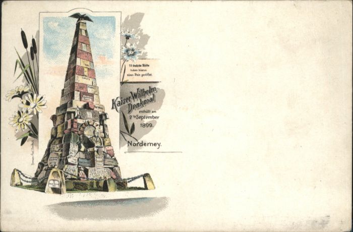 Norderney Nordseebad Norderney Kaiser Wilhelm Denkmal