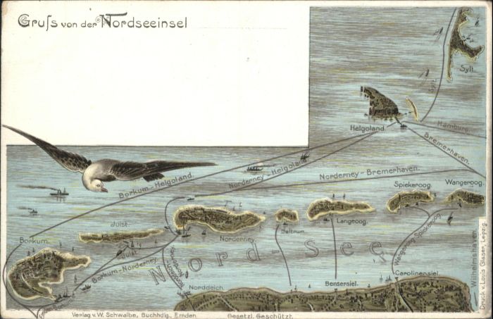 Norderney Nordseebad Norderney Borkum Juist Spiekeroog Lange