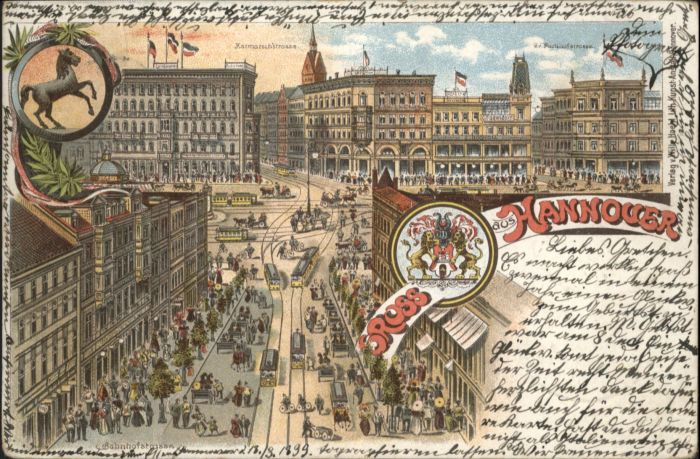 Hannover Strassenbahn Bahnhofstrasse Wappen