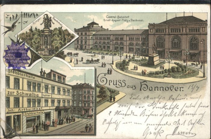 Hannover Denkmal Bahnhof Stehbierhalle zur Schwa