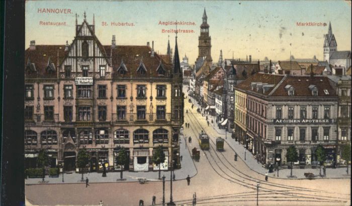 Hannover Strassenbahn Apotheke Restaurant Breite