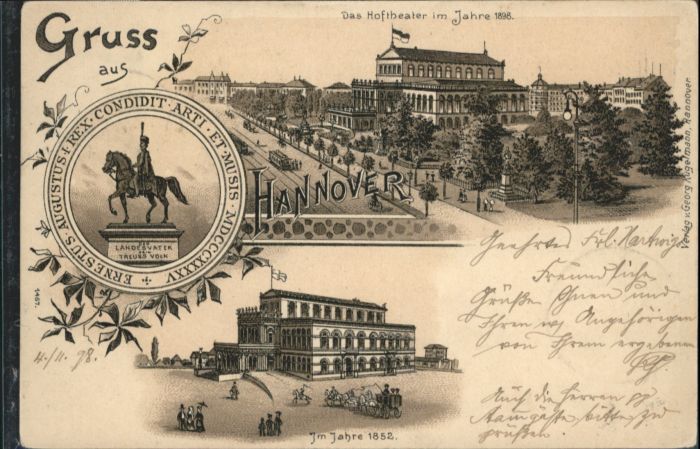 Hannover Theater Litho