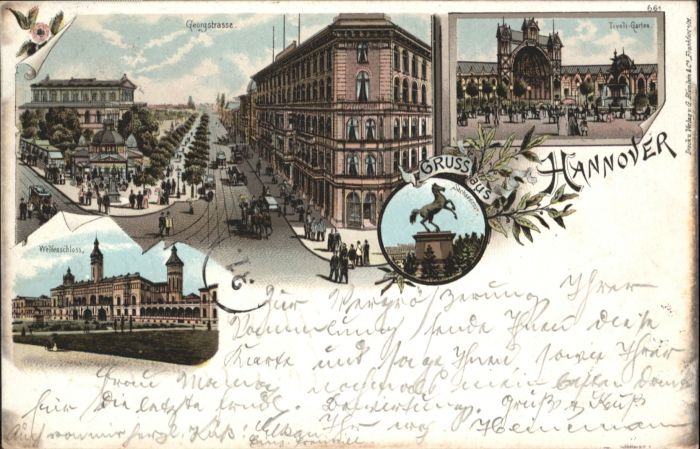 Hannover Georgstrasse Welfenschloss