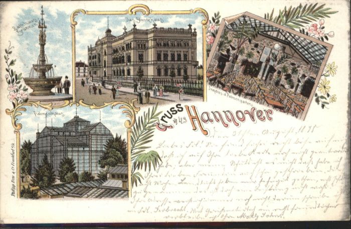 Hannover Rathausbrunnen Palmenhaus Ständehaus