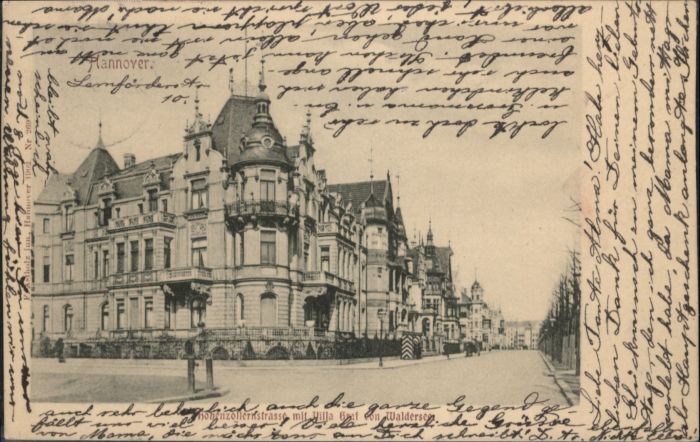 Hannover Hohenzollernstrasse Villa Graf von Wald