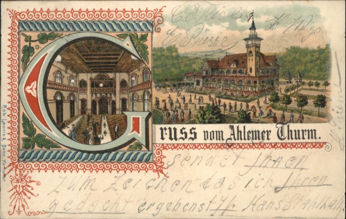 Hannover [Stempelabschlag] Ahlemer Turm