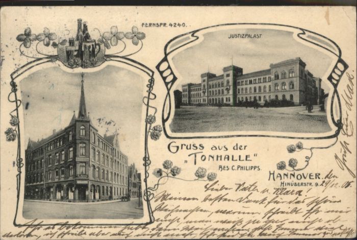 Hannover Tonhalle Justizpalast