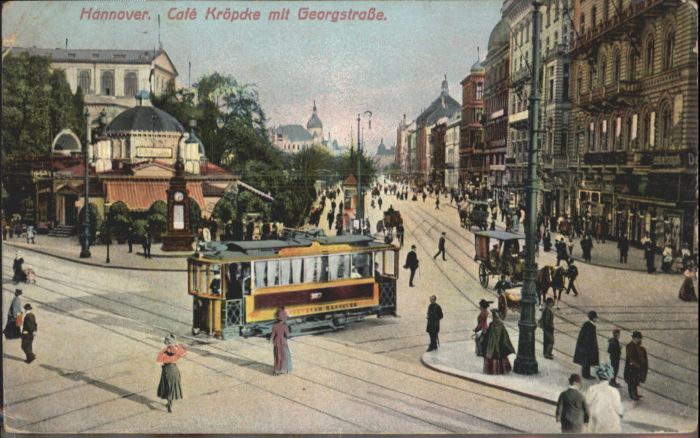 HANNOVER  CITY Cafe Kroepcke Georgstrasse