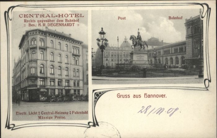 Hannover Centralhotel Post Bahnhof