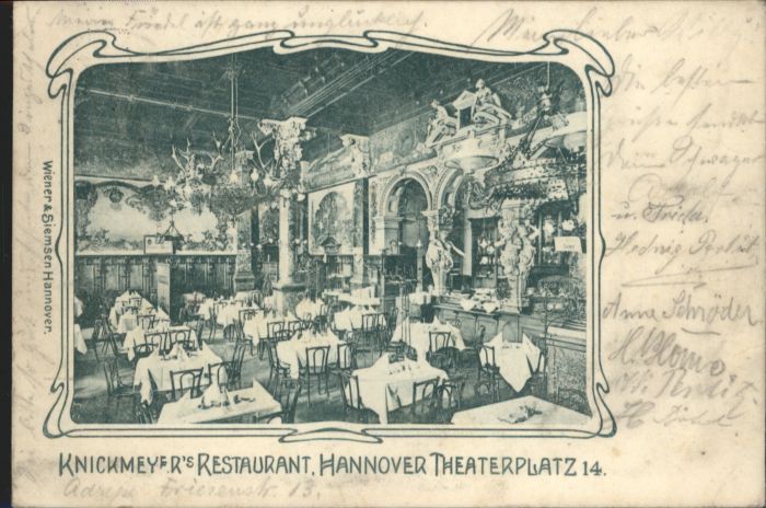 Hannover Knickmeyer Restaurant Theaterplatz