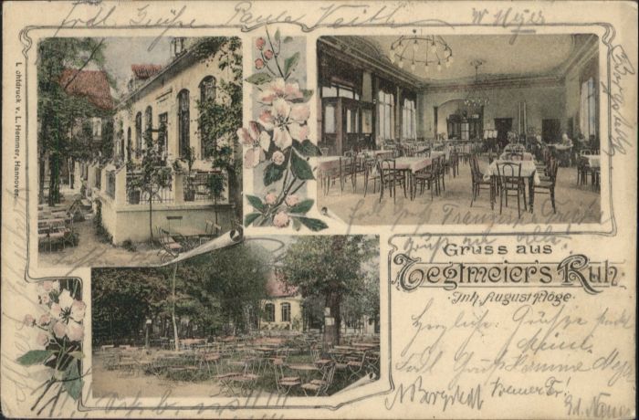 Hannover [Stempelabschlag] Tegtmeiers Ruh