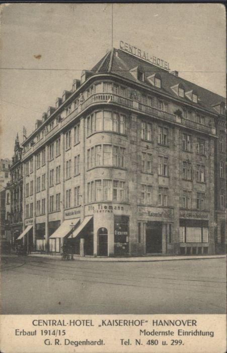 Hannover Centralhotel Kaiserhof