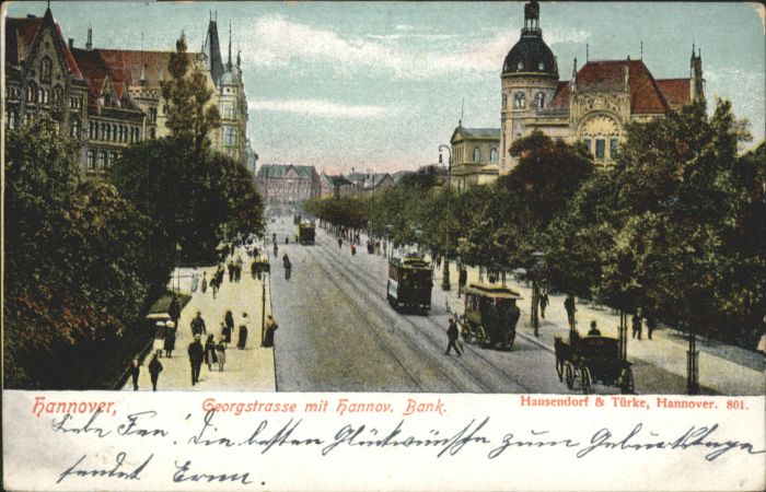 Hannover Georgstrasse Hannoversche Bank
