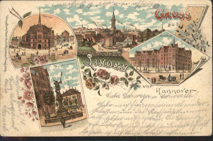 Linden-Limmer Rathaus Marktbrunnen