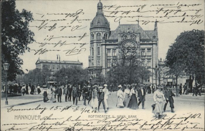 Hannover Hottheater Hannoversche Bank