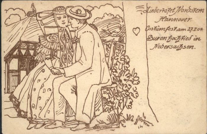 Hannover Liedertafel Nordstern Costümfest Bauern