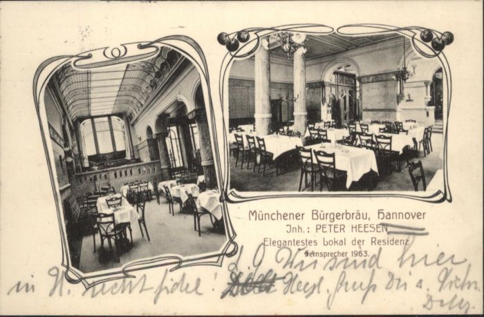 Hannover Münchner Bürgerbräu x