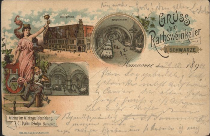 Hannover Rathsweinkeller Rathaus