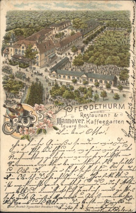 Hannover Kaffeegarten Pferdethurm