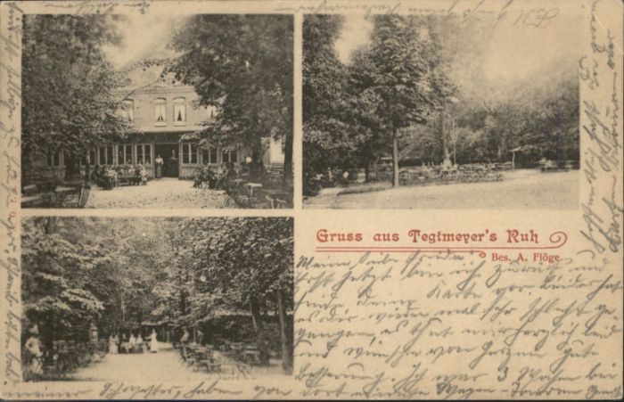 Hannover [Stempelabschlag] Tegtmeyers Ruh
