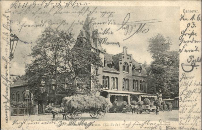 Hannover Waldwirtschaft Pferdethurm Kutsche