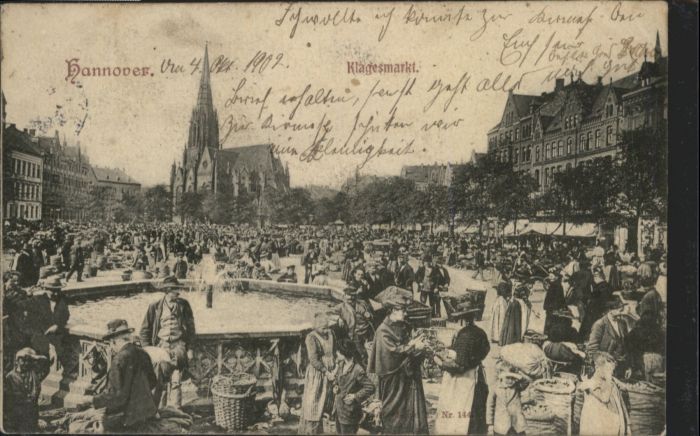 Hannover Klagesmarkt Brunnen