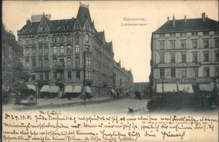 Hannover Louisenstrasse Robert Peinemann F Schüt