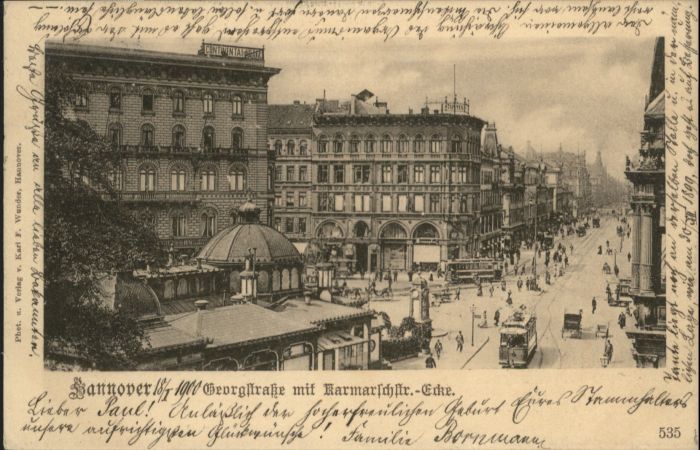 Hannover Strassenbahn Georgsstrasse