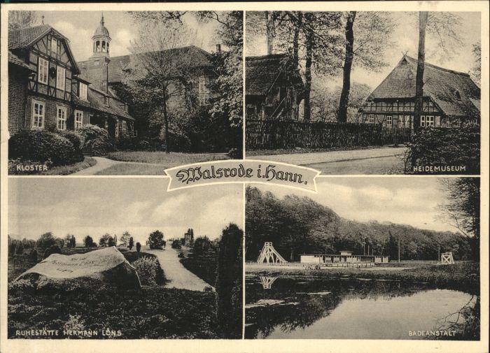 Walsrode Lueneburger Heide Walsrode Hannover Kloster Heidemuseum H