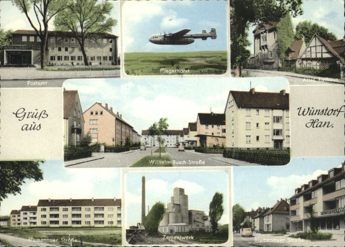 Wunstorf Hannover Postamt Fliegerhorst Rathaus Z
