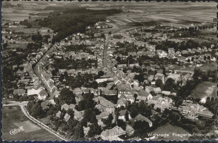 Walsrode Lueneburger Heide Walsrode Fliegeraufnahme